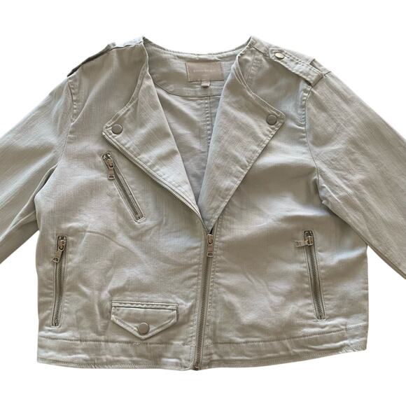 Via Penny Lane Reworked Apparel | Pink Floyd Graphic Denim Blazer Jacket XL - Picture 2 of 9